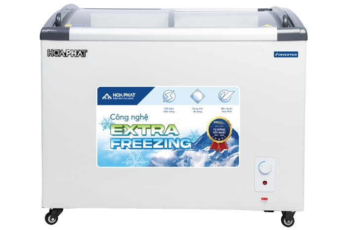 Tủ đông trưng bày Hòa Phát Inverter 357 lít HSF AD8357.C